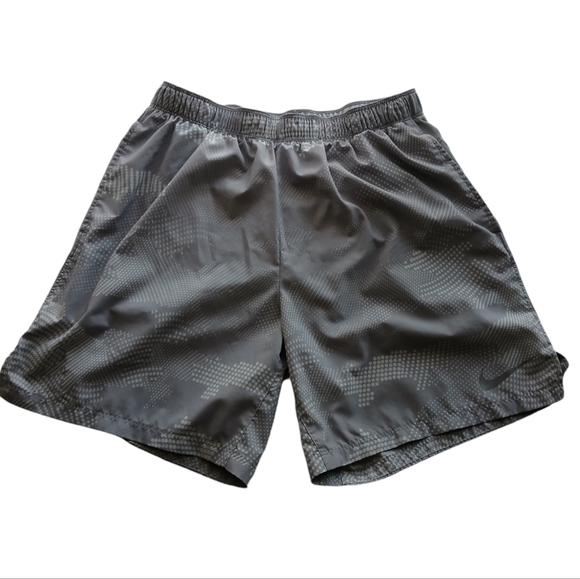 Nike Shorts Men’s Large Gray Swoosh - Picture 1 of 11